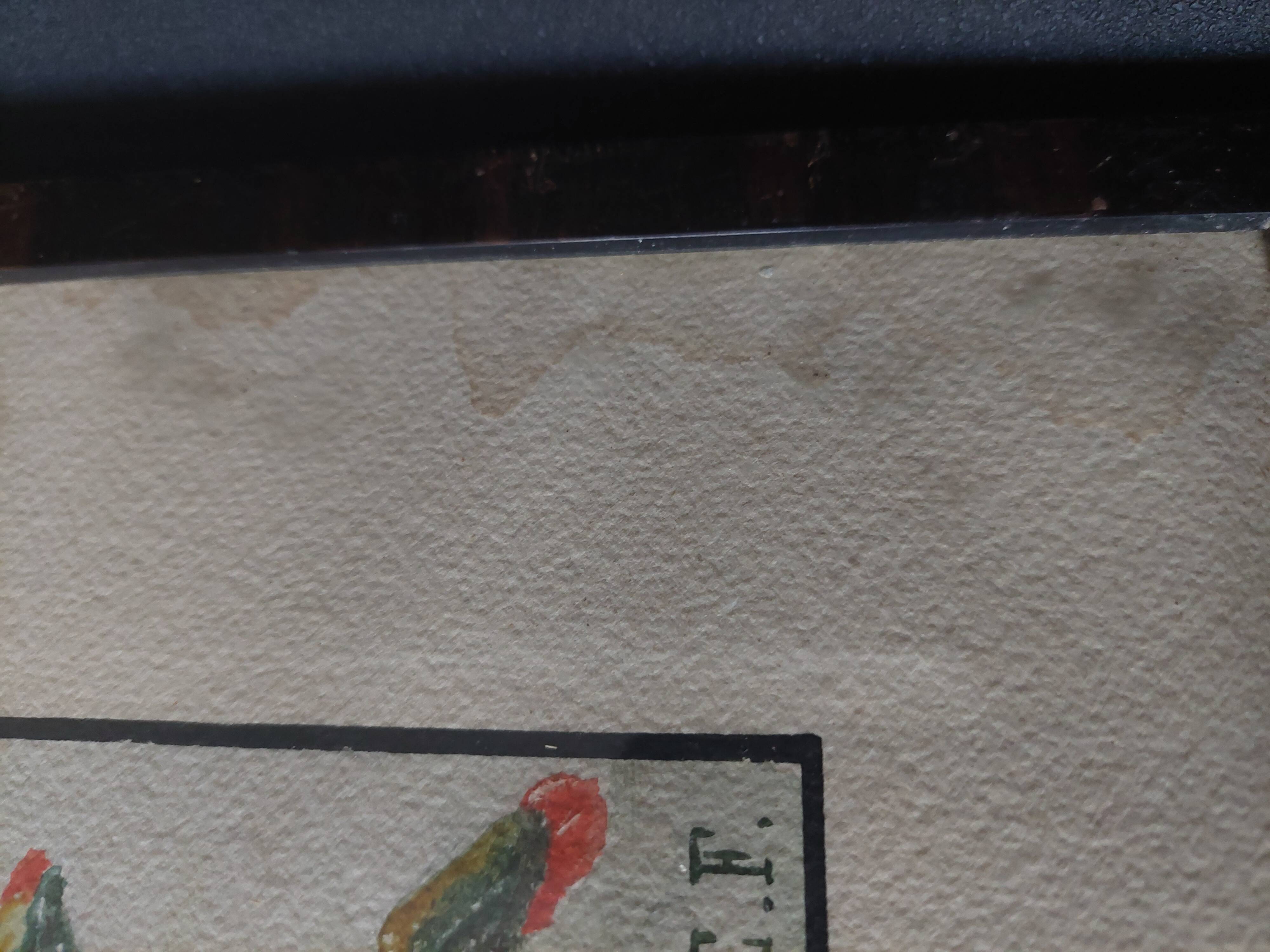 Watercolor bouquet of flowers, first half of the 20th century