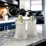 Pair of Art Deco wall lights