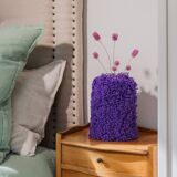 Purple curls vase