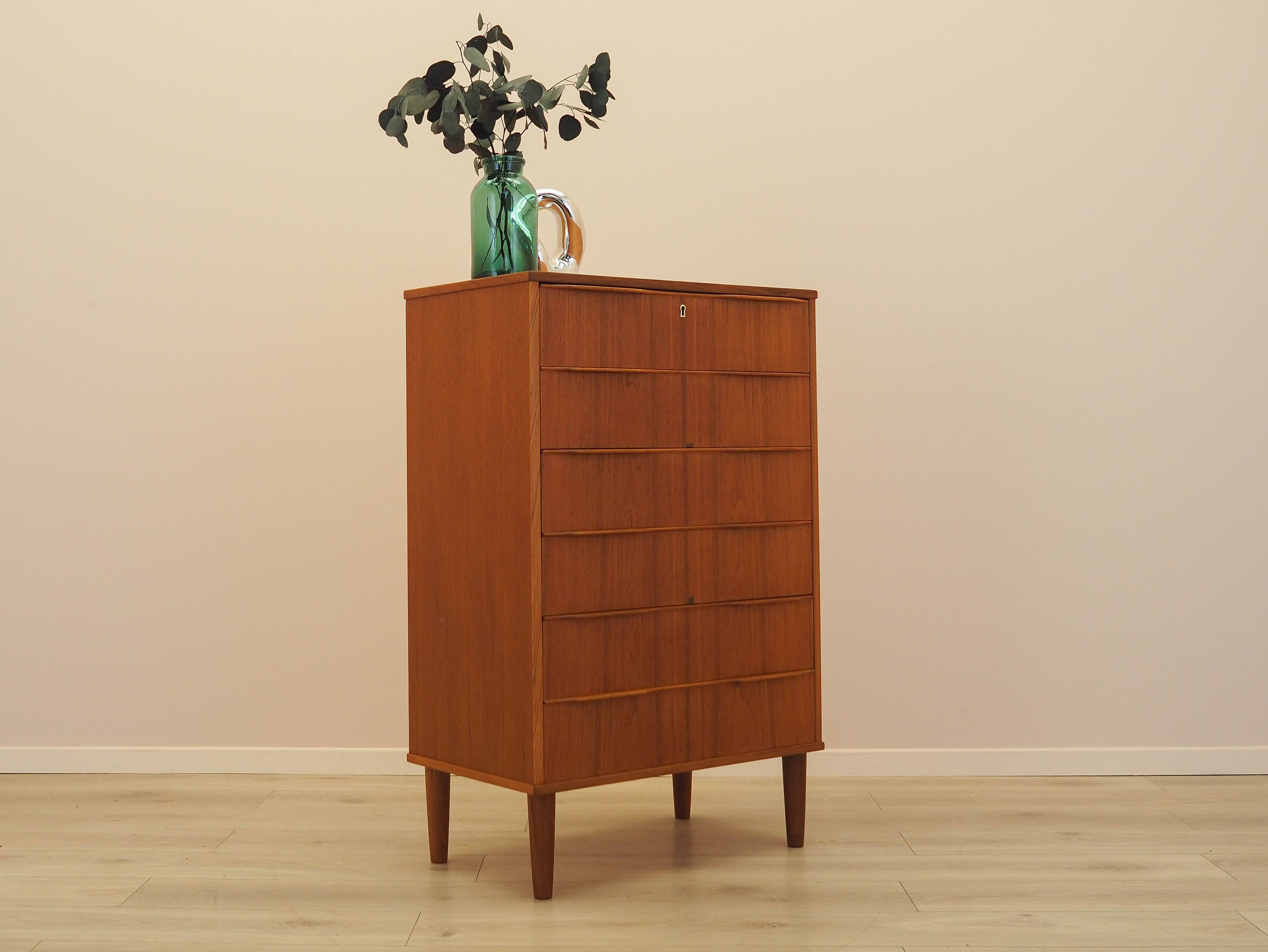 Commode en teck, design danois, années 1970, fabriquée au Danemark
