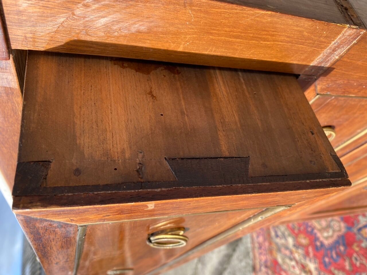 Writing desk in mahogany from Louis XVI 18th century