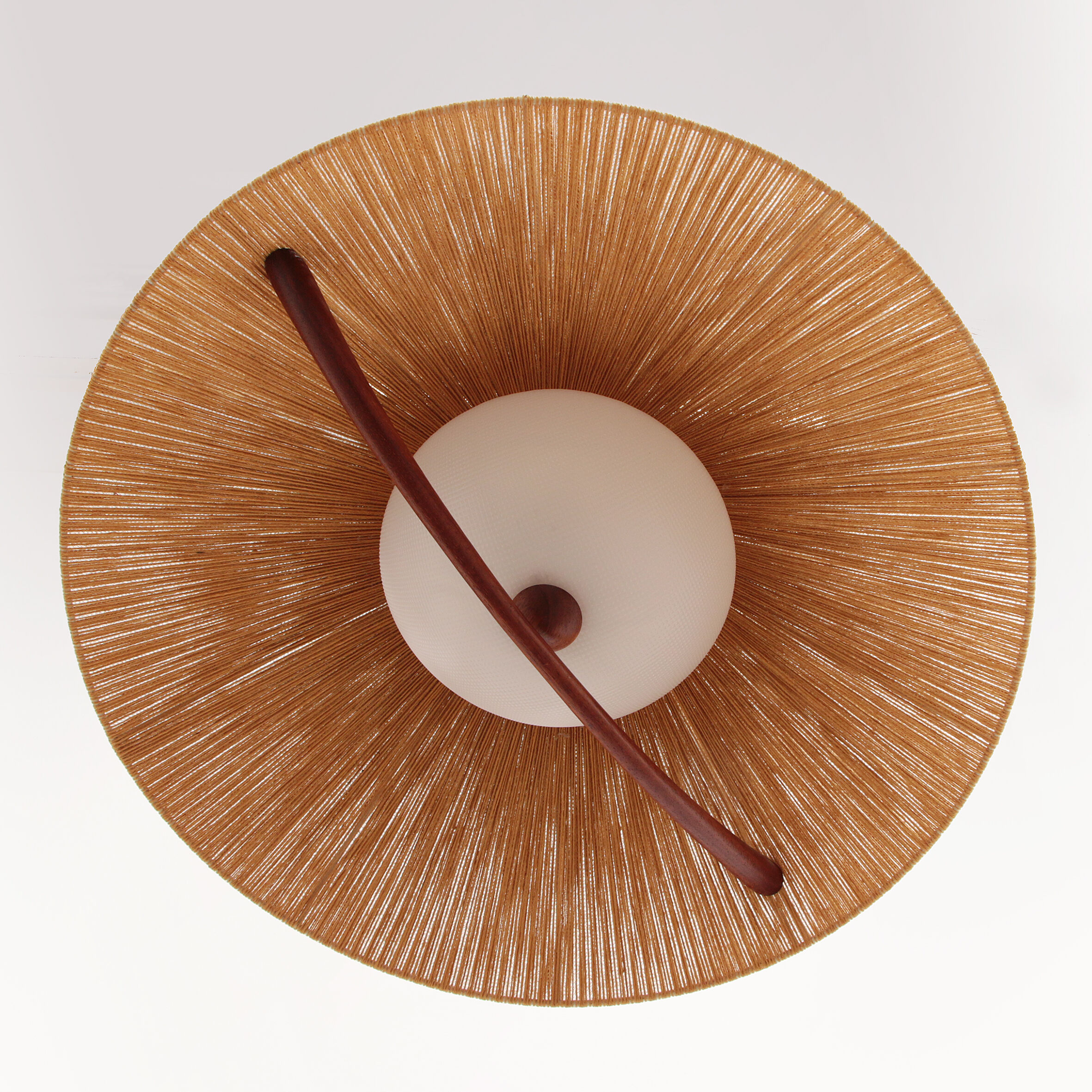 Vintage Temde Hanging Lamp with Plexi Glass, 1960