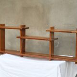 Vintage solid pine wall shelf