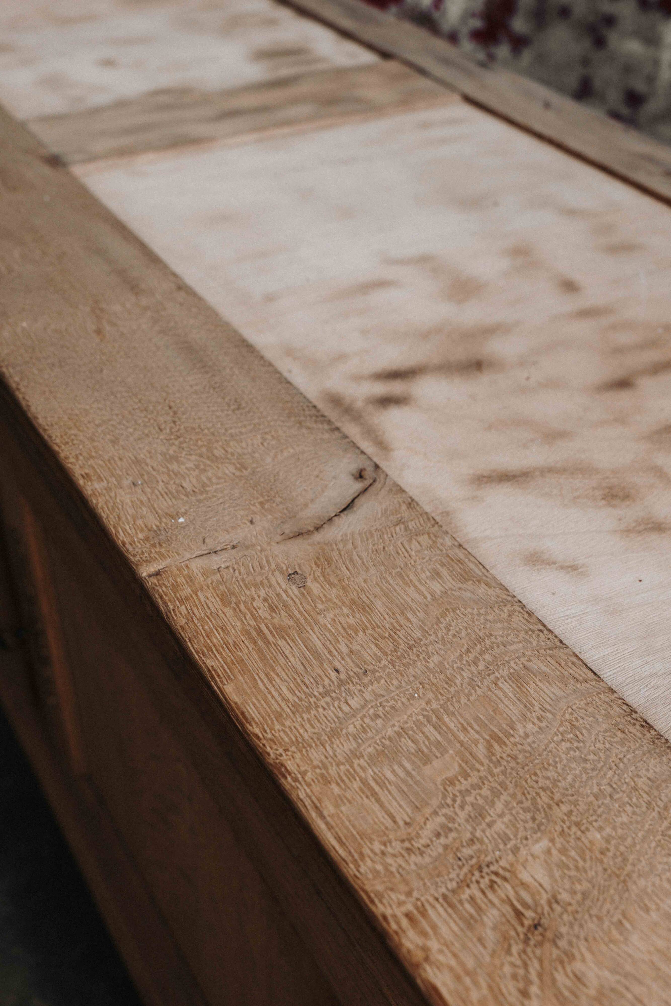 Ardennes-style 2-door chest of drawers in solid oak