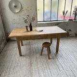 Ancienne table de ferme en chêne