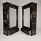 Pair of Chinoiserie Linen Cupboards / Wardrobes 19th Century