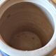 Blue and grey glazed stoneware pot from Alsace