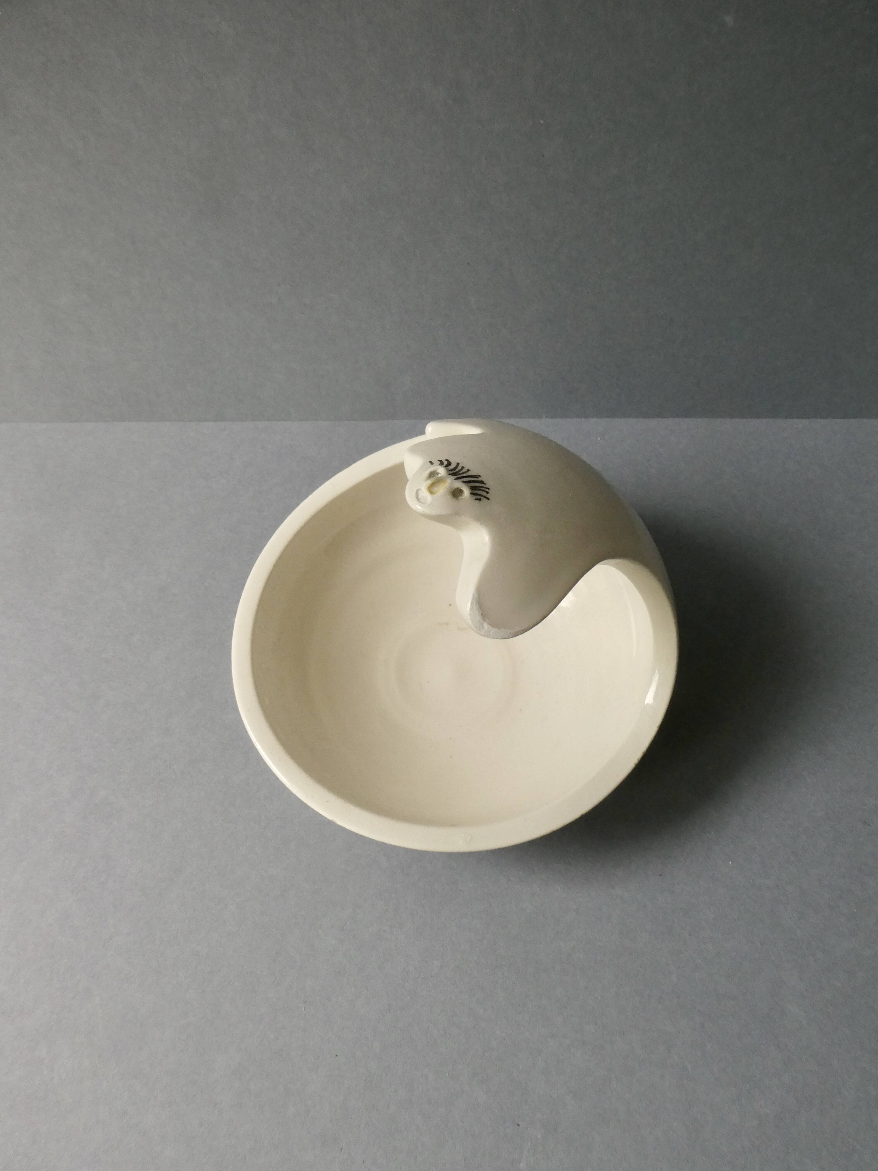 Cup, ceramic pocket tray florence arval paris