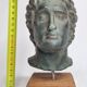 Bust of Alexander the Great in plaster in imitation of bronze