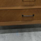 Scandinavian chest of drawers 1960 light oak clean and solid