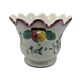 Earthenware planter with hand-painted Strasbourg decor – 20th century