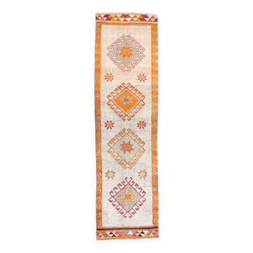 3x11 Vintage Hallway Runner Rug, 95x342Cm