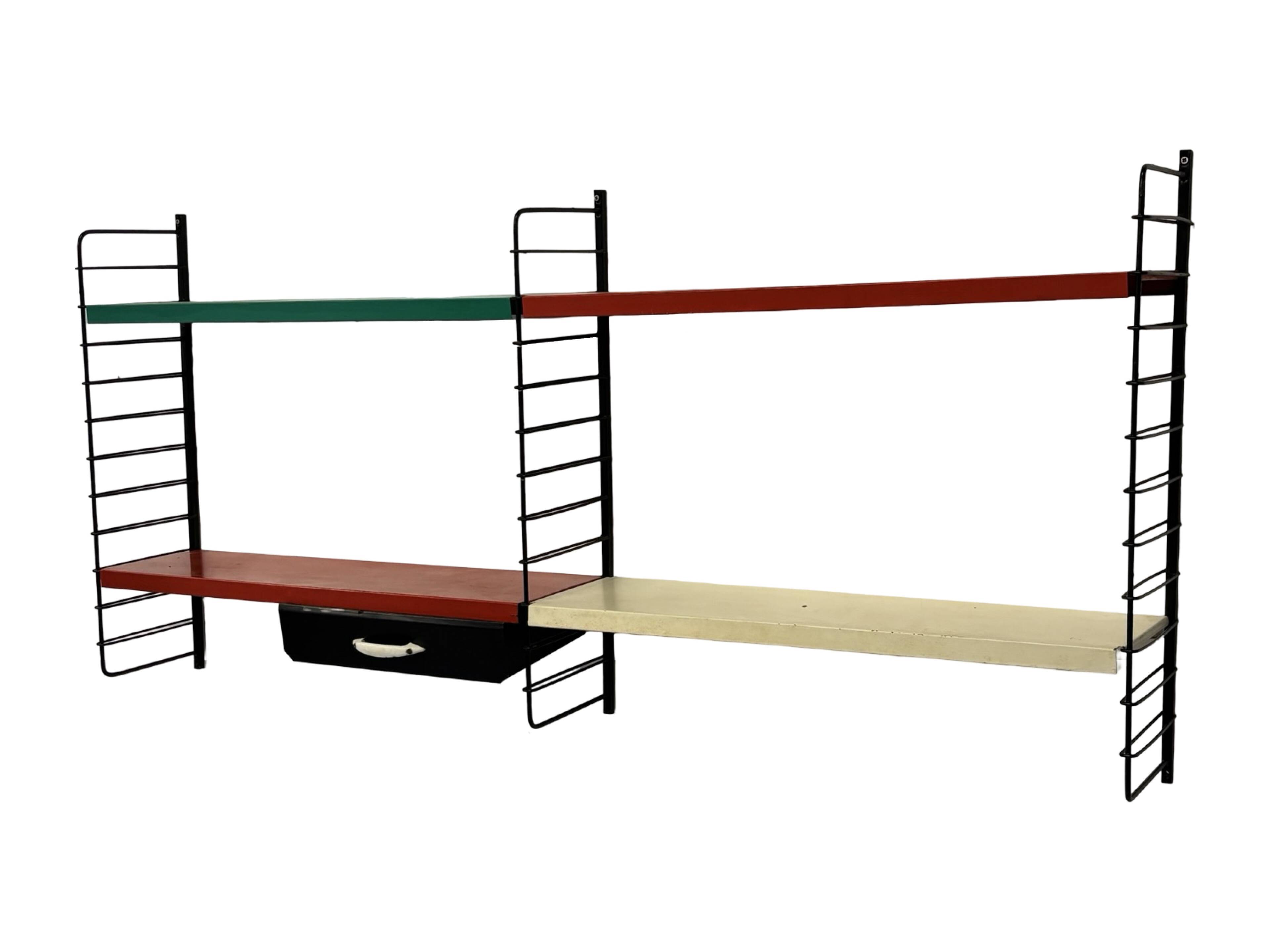 Vintage Wall Shelf Wall unit for Tomado Holland Pilasto Drenthea