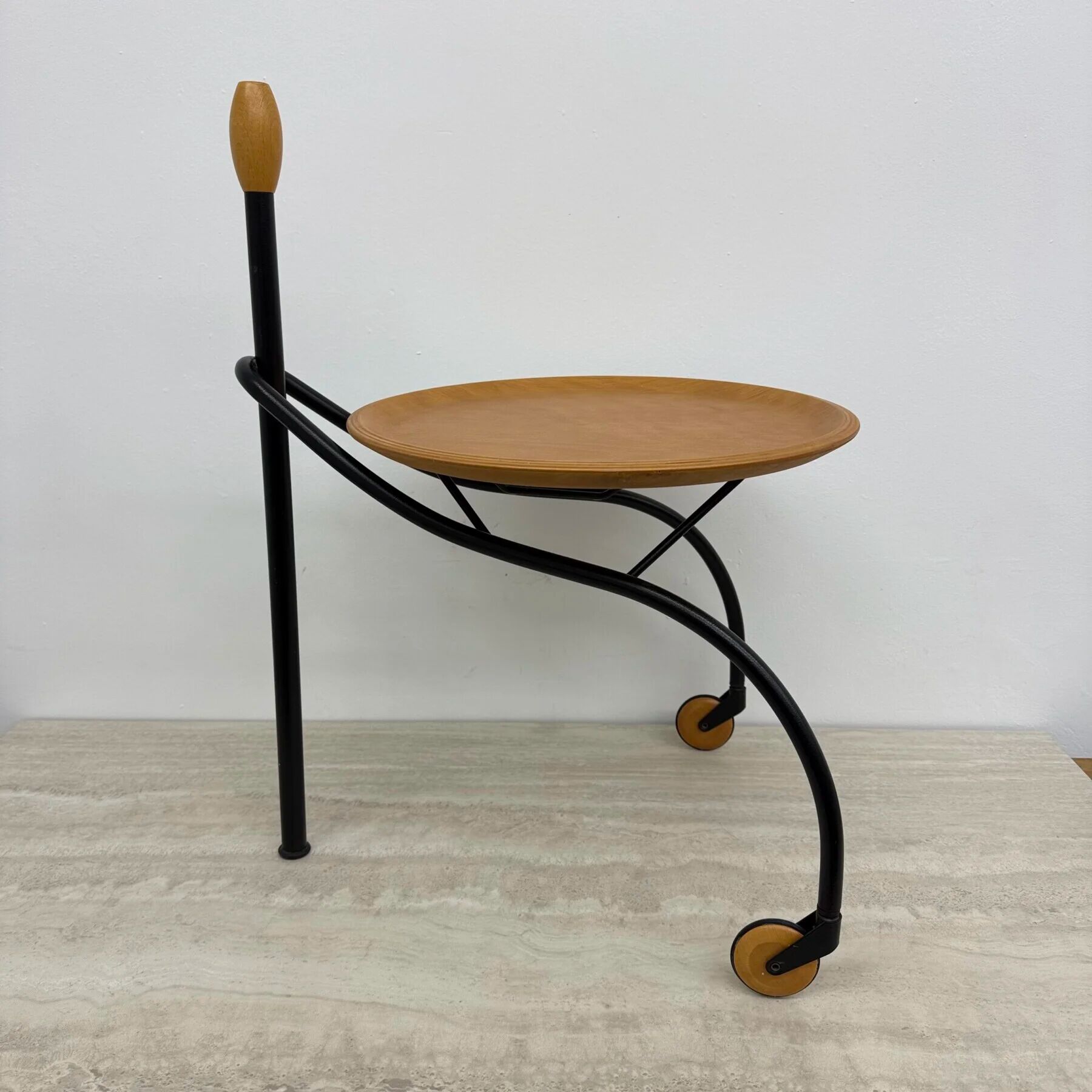 Postmodern serving trolley by Bonaldo Italy 1990s