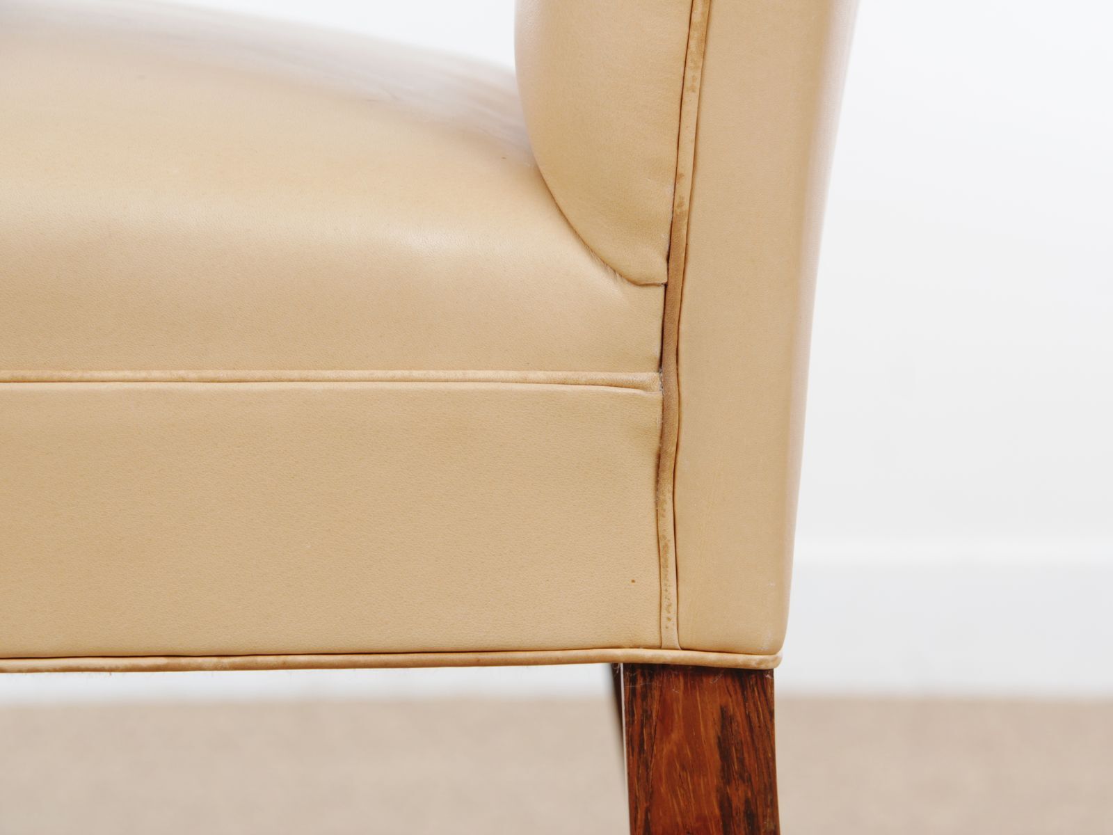 Fauteuil  par Ole Wanscher pour A.J. Iversen Iversen