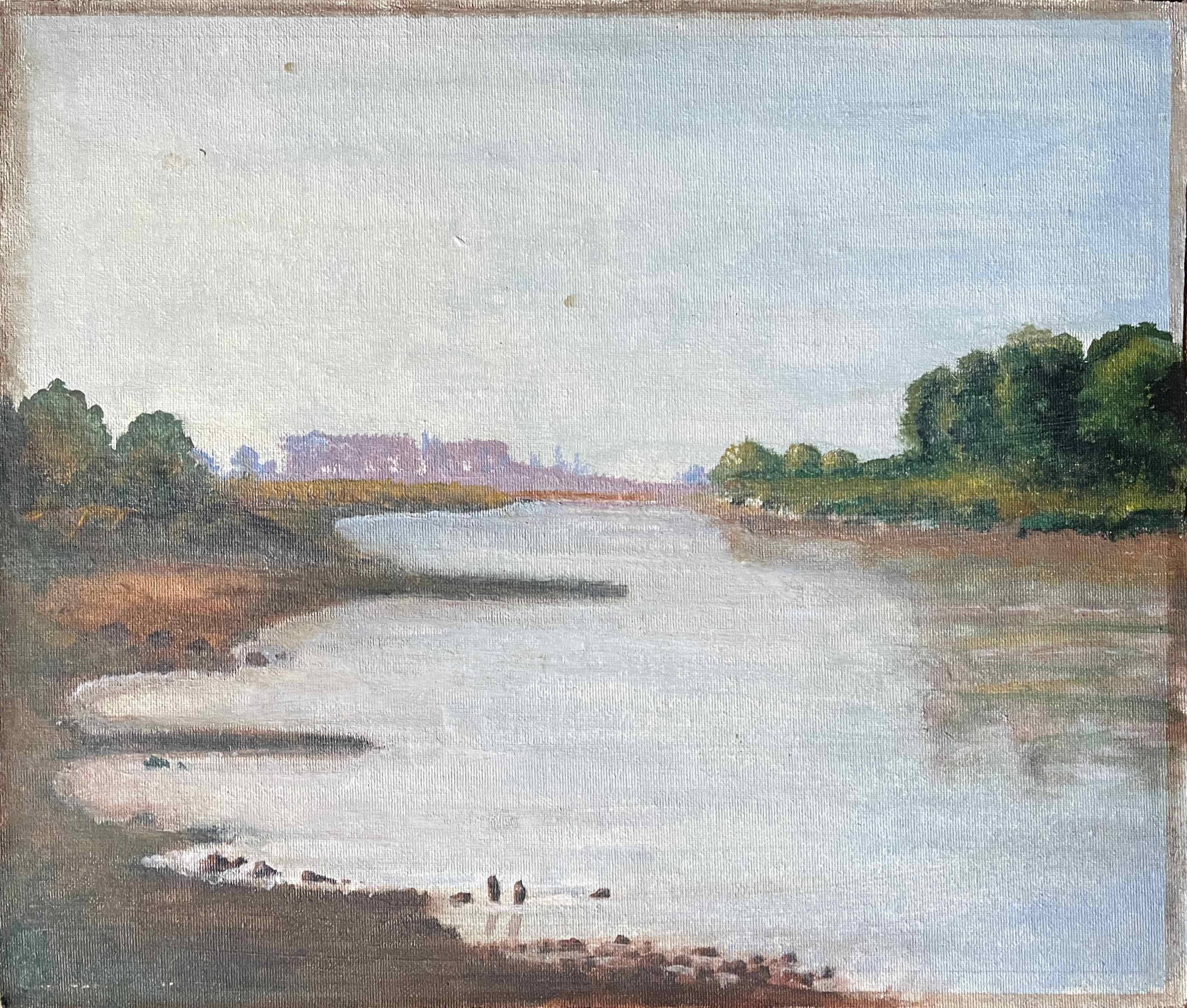 Tableau HST/P "Paysage lacustre"