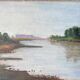 Tableau HST/P "Paysage lacustre"