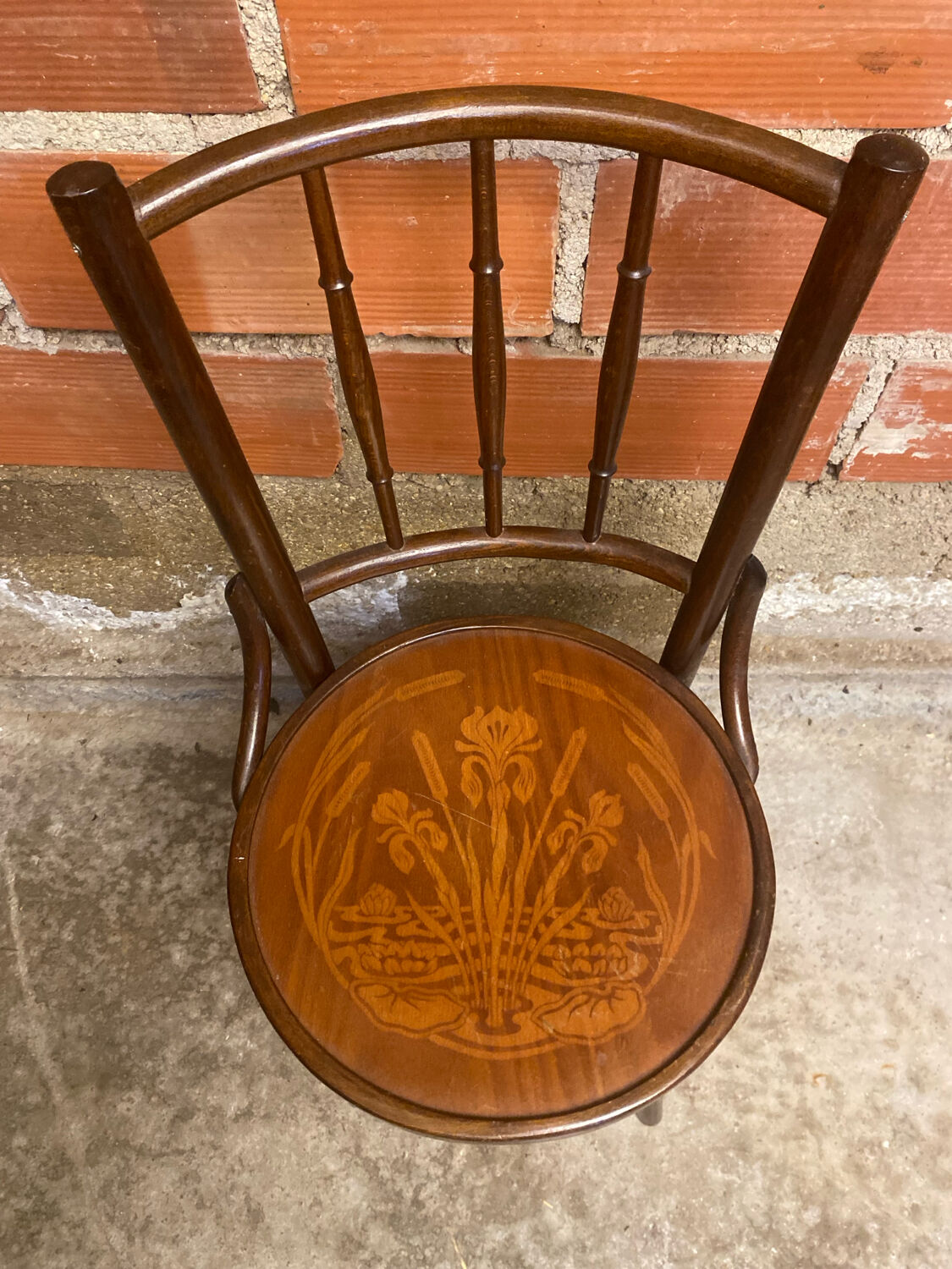 Bistro chair thonet mudson j. & j. kohn bentwood curved wood 1930 ra