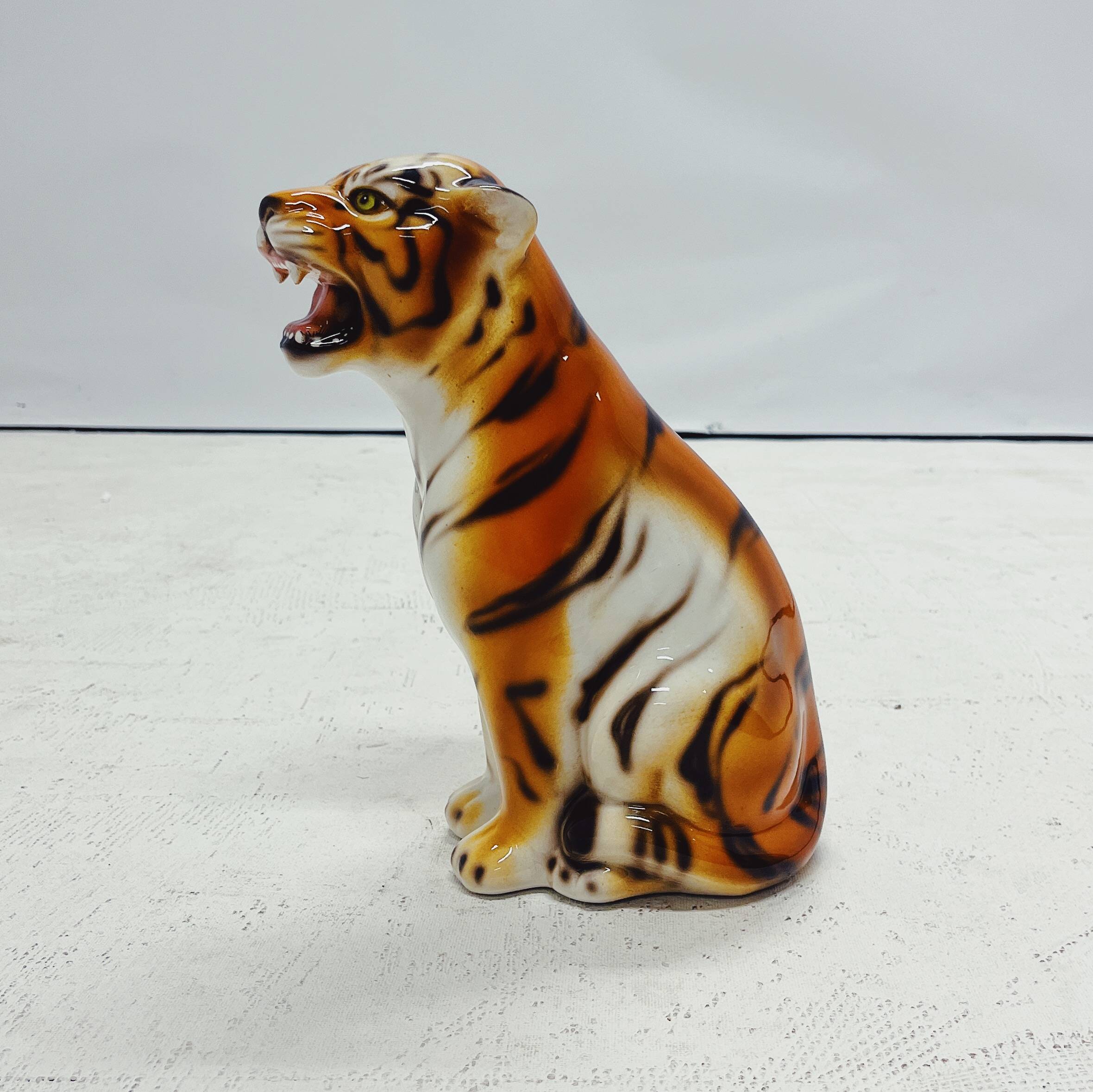Ceramic Tiger Statue