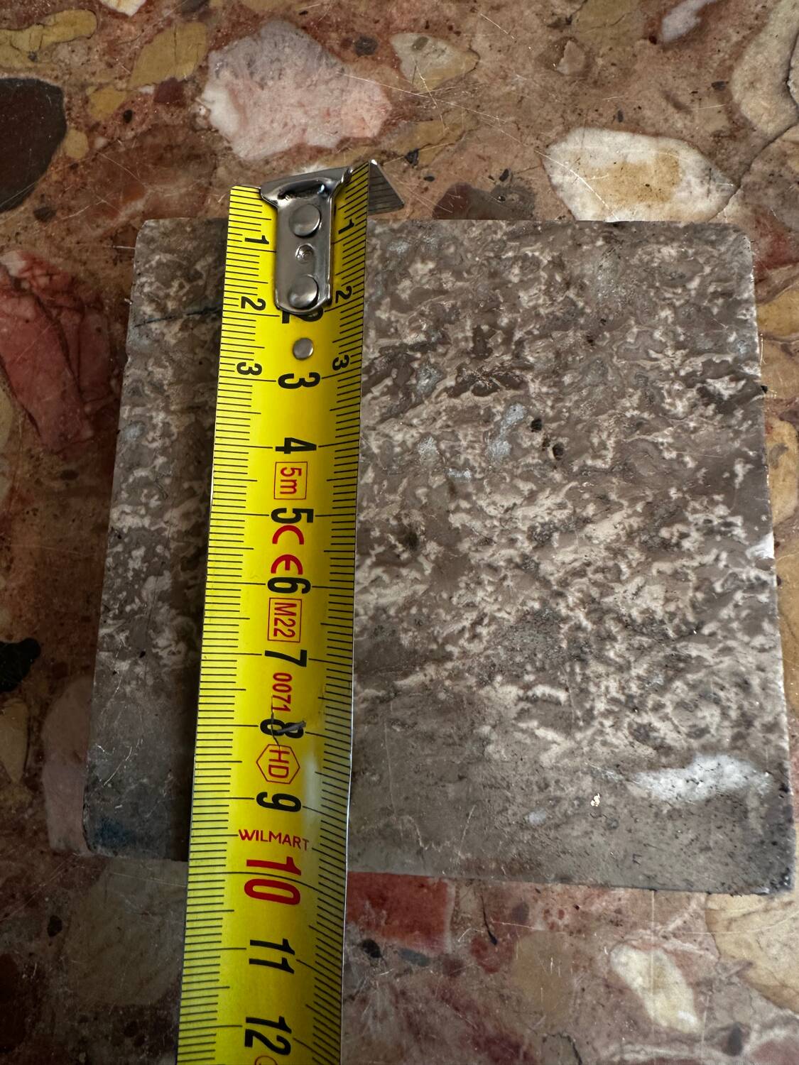 Cendrier en Marbre période Art-Deco 10/10 cm