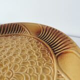 Set of 6 Vintage Fish Plates Set: 1970s KIL Yugoslavia Retro Serving Dishes