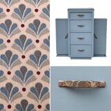 Asymmetrical Art Deco chest of drawers 1939