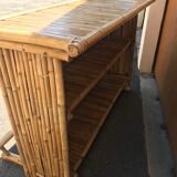Foldable bamboo bar 70s