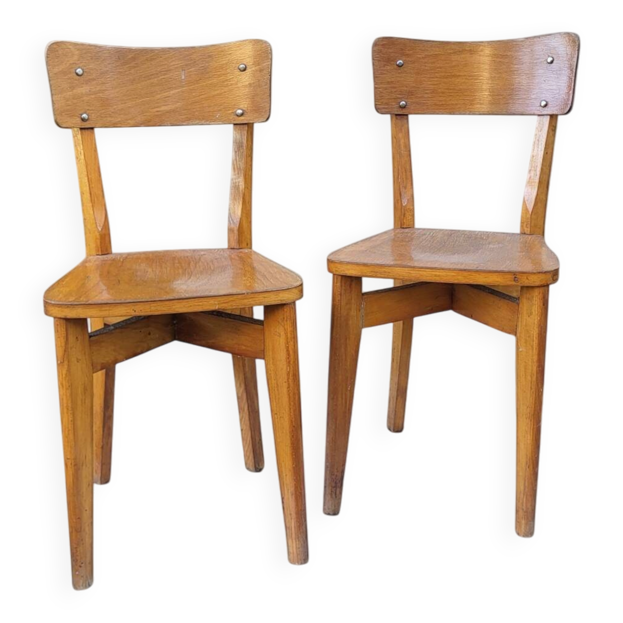 Chaises bistrot Luterma 1950