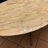 Florence Knoll Arabescato oval table