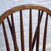 Early Charles Gibbons Windsor Chair in Elm, 1889 High Wycombe