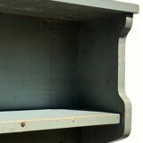 Patinated wooden kitchen end