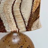 Pyrite stoneware lamp, 1970s.