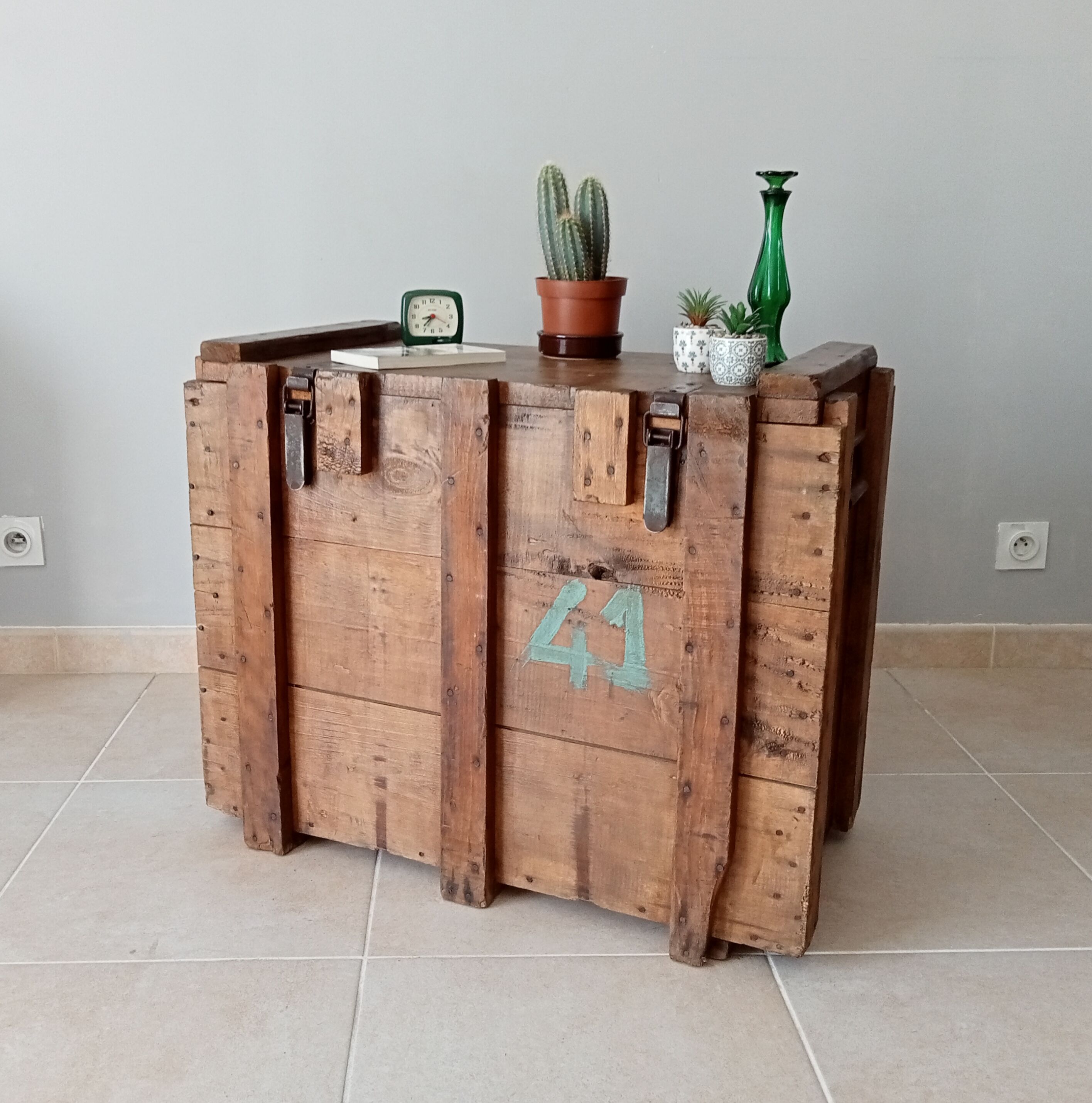 Old military trunk 40/50s