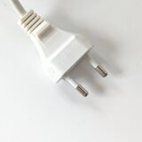 Lampe boule vintage Honsel en verre dépoli, effet lune