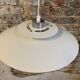 Beige/white pendant lamp by the Danish company Lyskaer, 1970-80, model 411