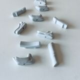10 antique ceramic knife holders
