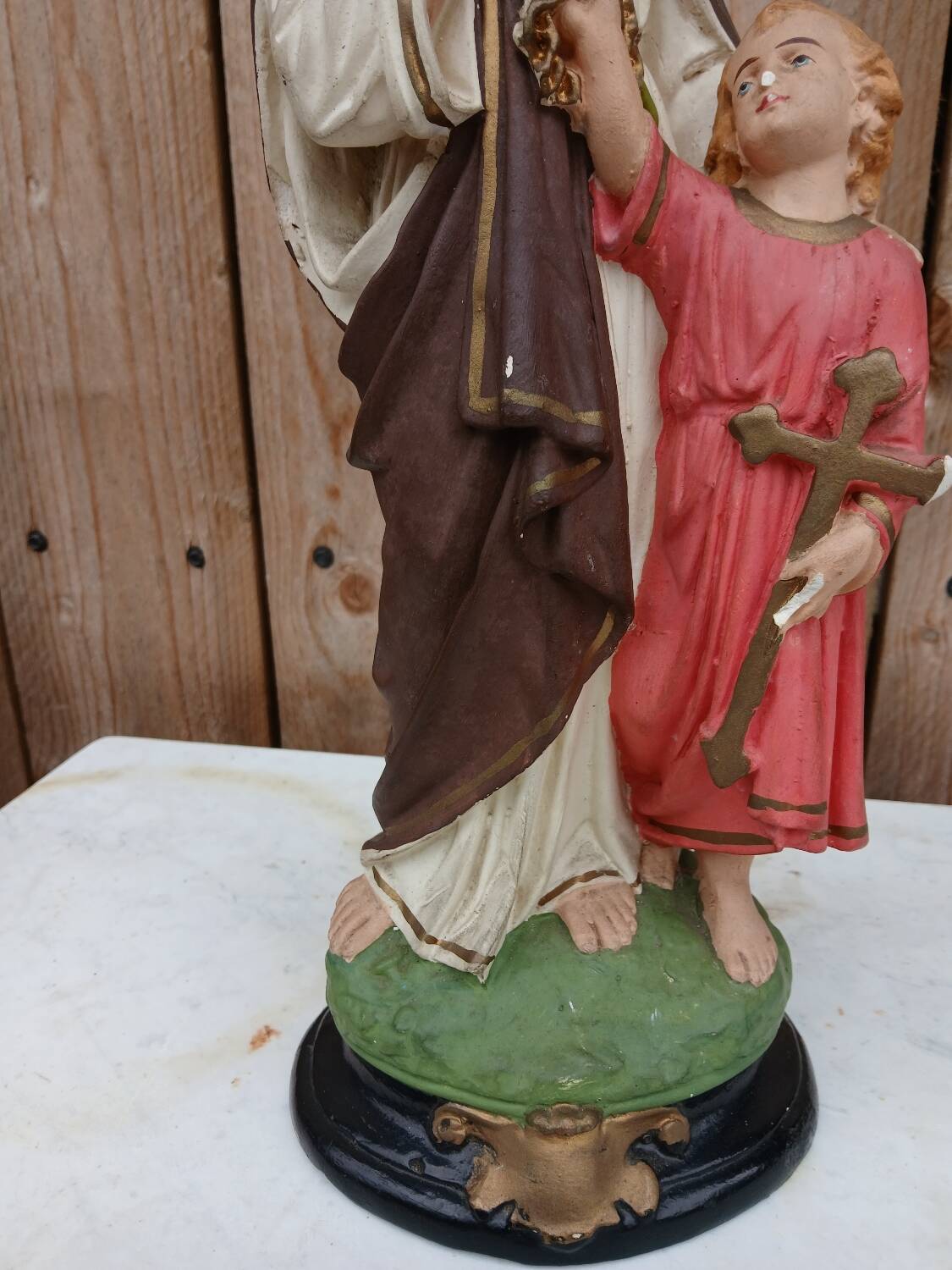 Plaster statue of Saint Joseph