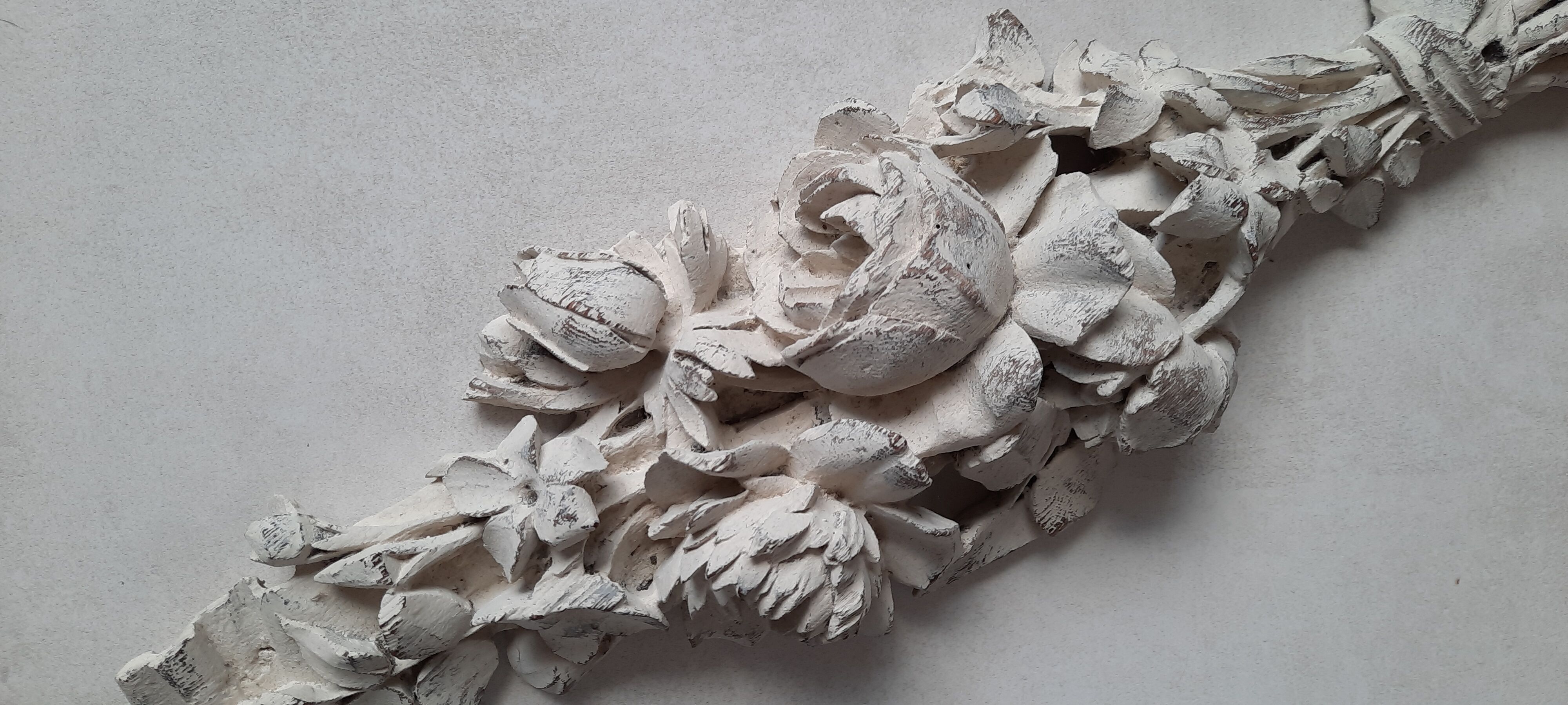 Wall decoration wooden bouquet of flowers