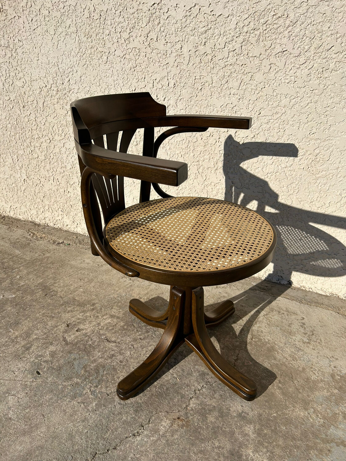 Swivel vintage armchair