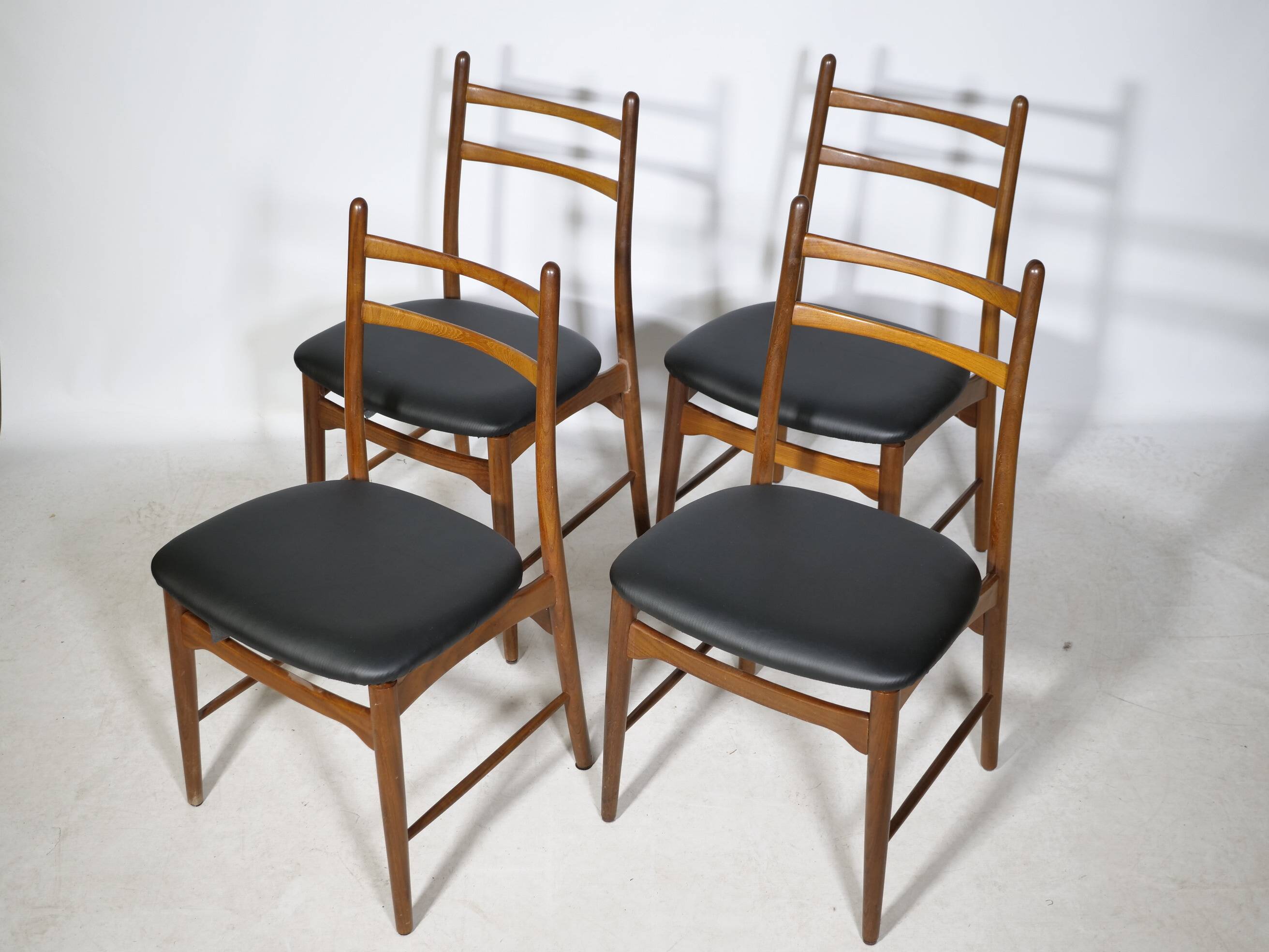 Teak Dining Chairs, Design by Georg Leowald for Wilkhahn, Set of 4, 1960s