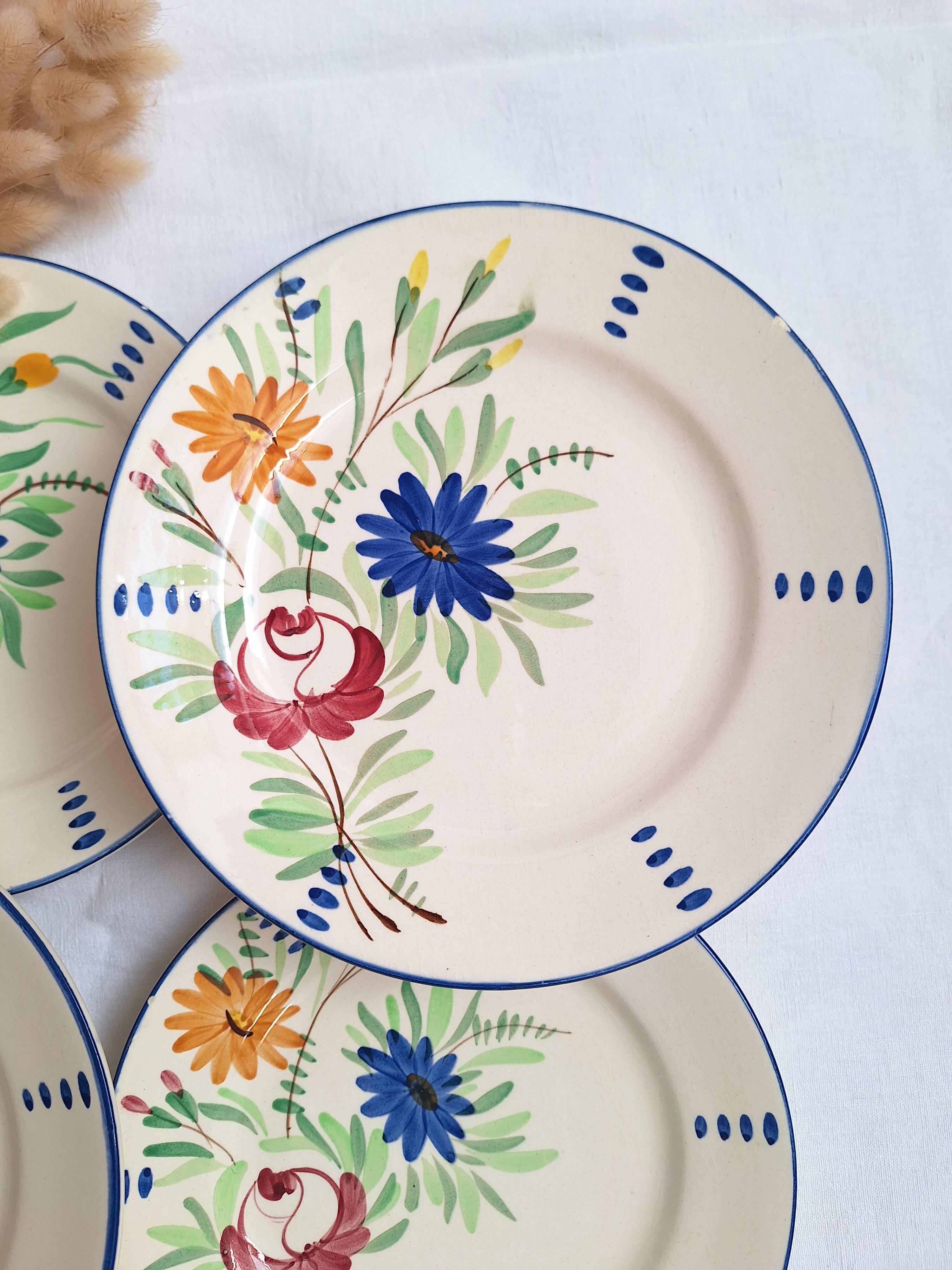 Assiettes plates Longchamp