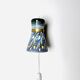 Decorative Sgraffito Ceramic Wall Lamp By Tilgmans Keramik, Sweden 1960S