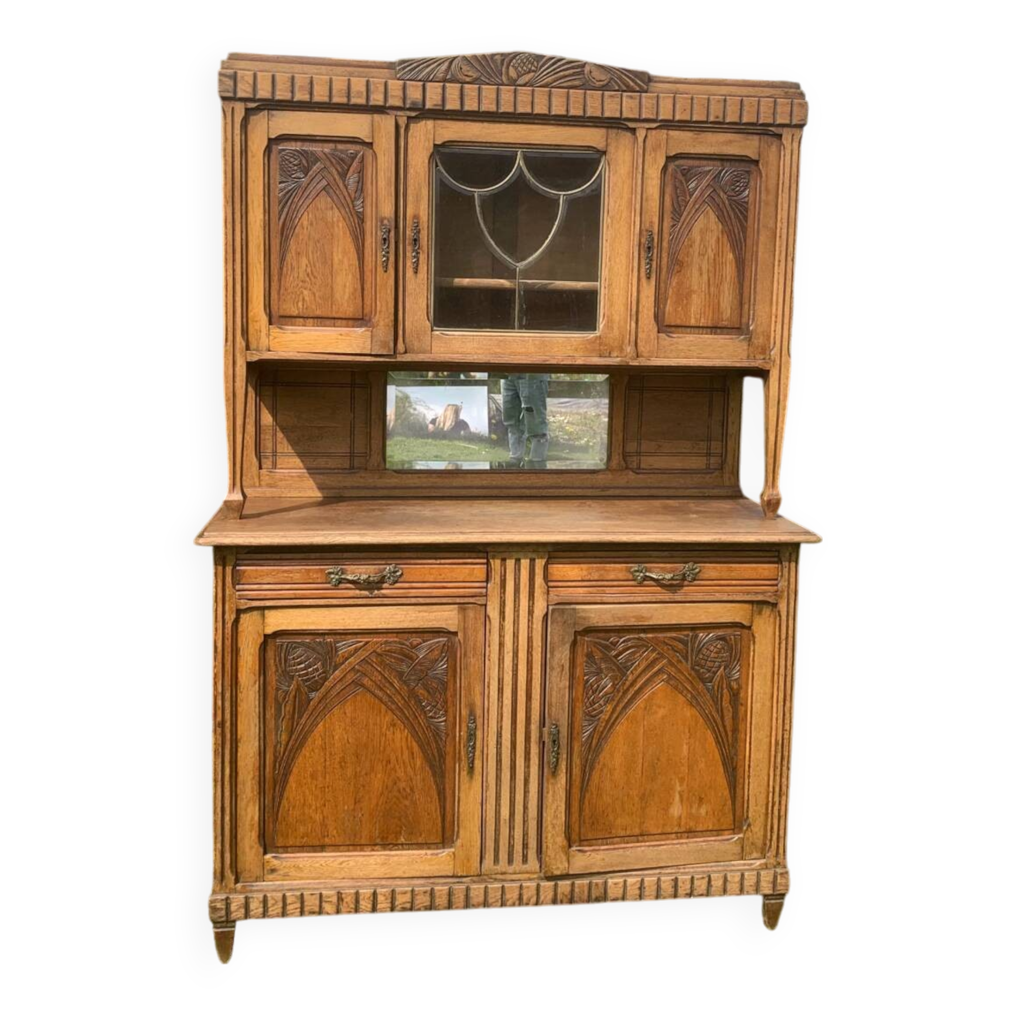 Art Deco Oak Sideboard