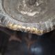 Pair of antique candlesticks, 110cm in height.