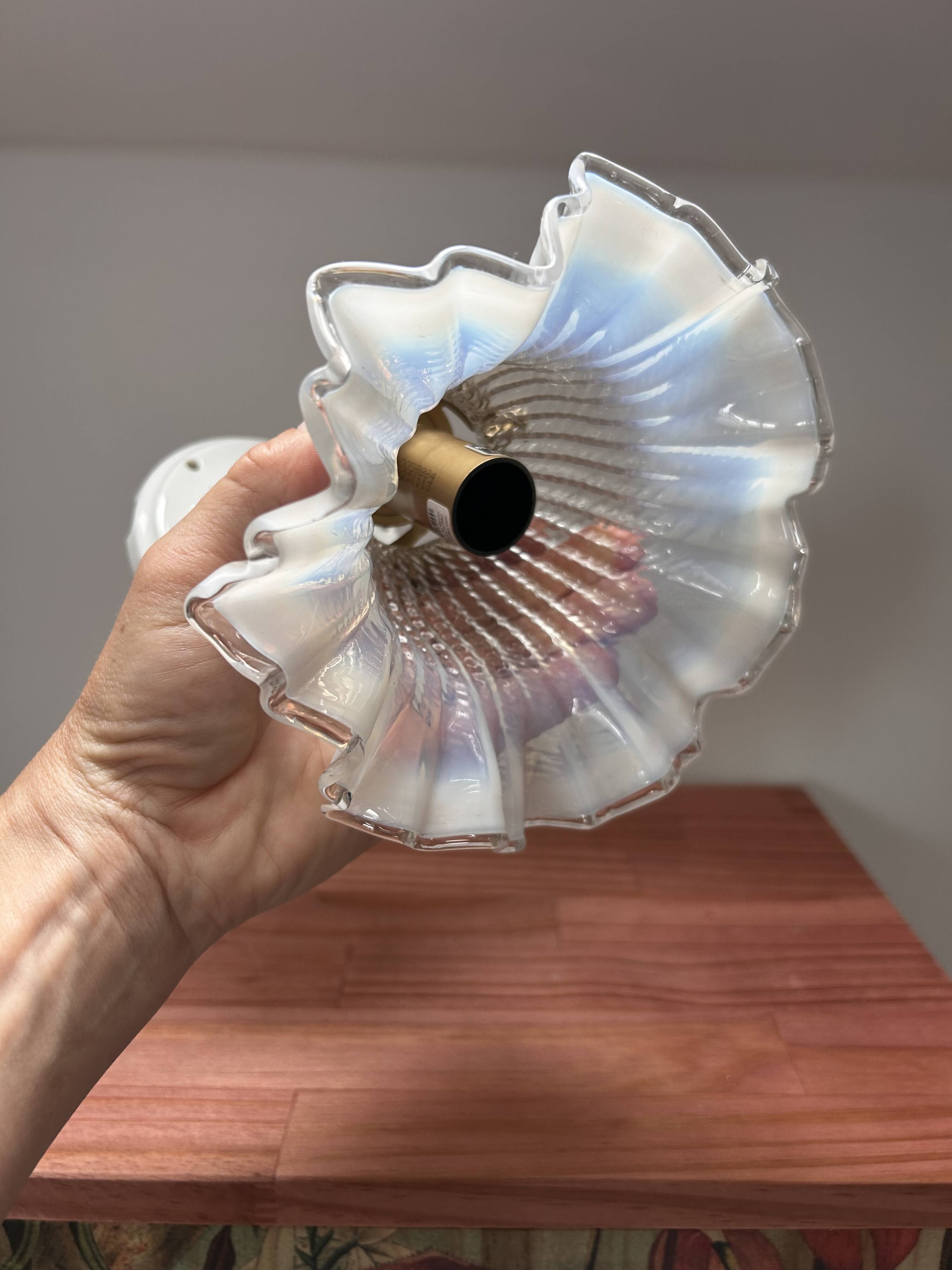 Art Deco tulip wall light