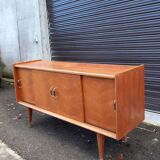 Vintage sideboard 4 sliding doors