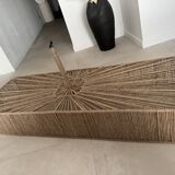 Jute cord ceiling suspension wabisabi Ibiza Bali unique piece