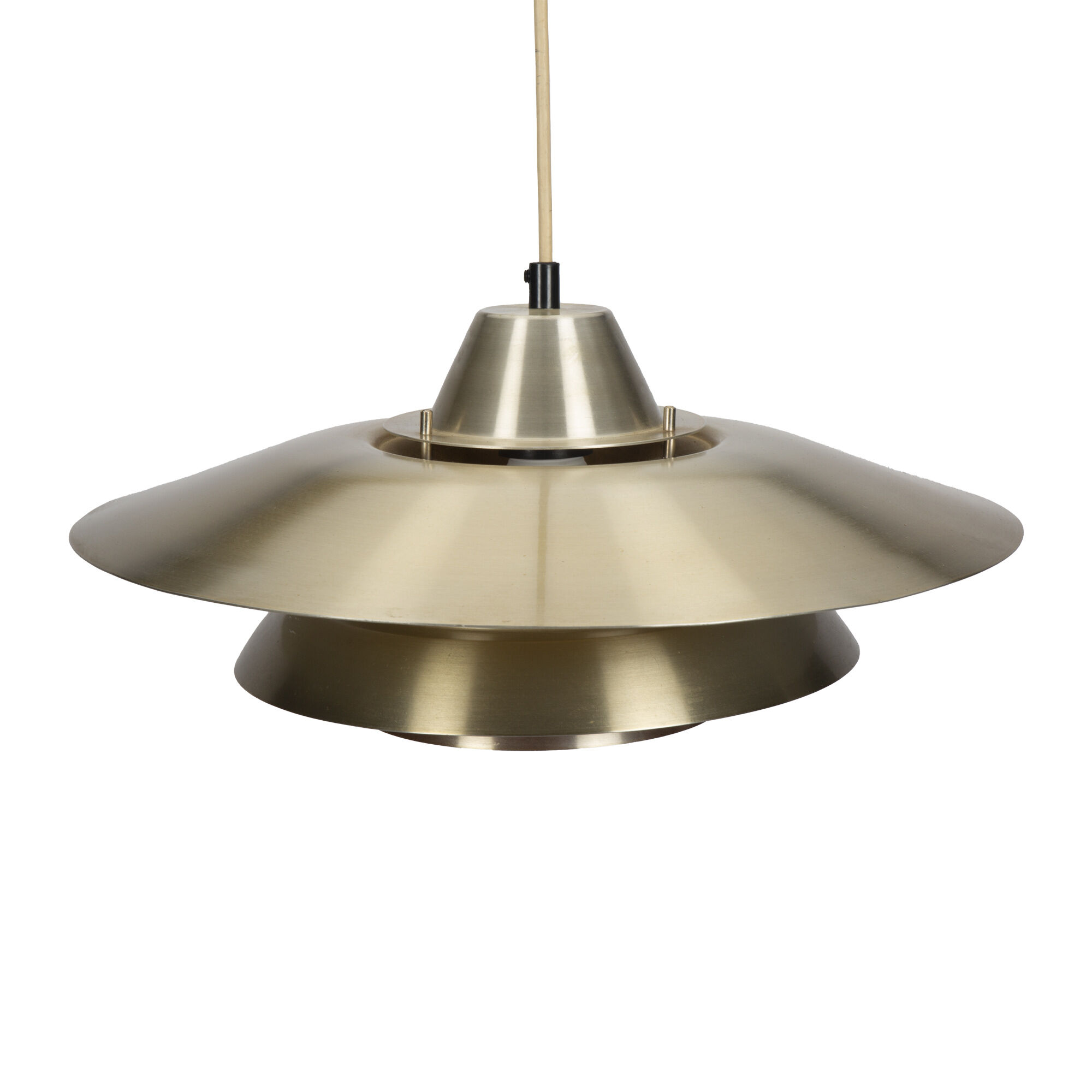 Suspension en laiton danois vintage
