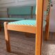 Vintage pine corner bench dining area