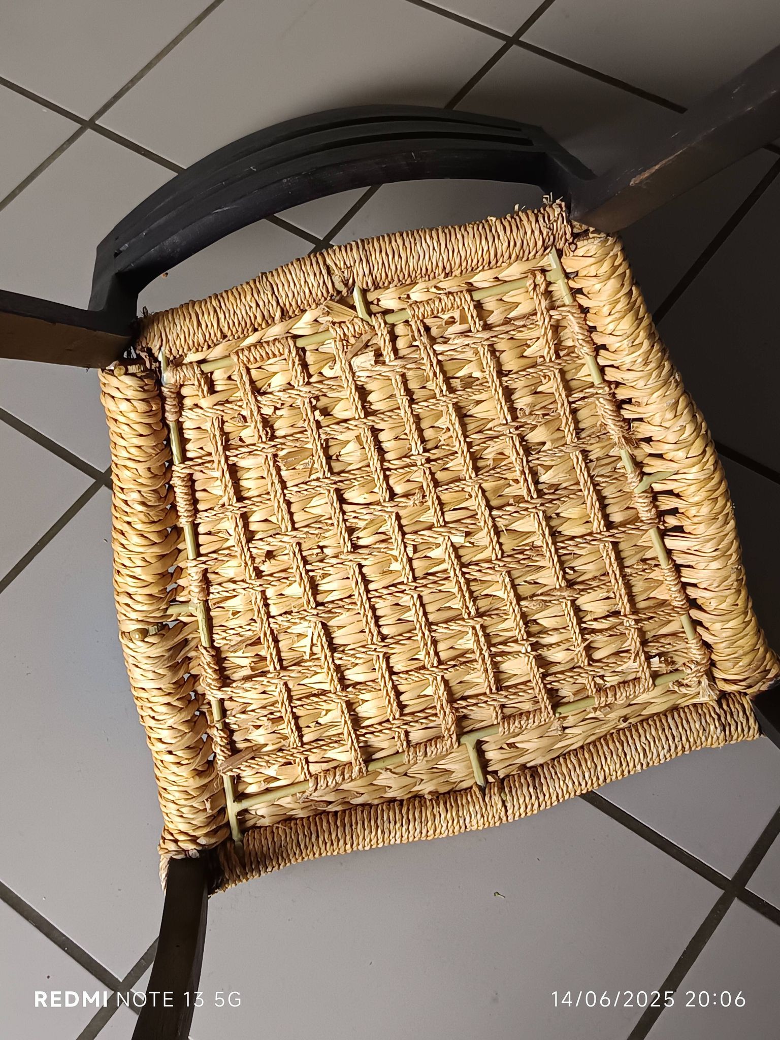 Italian designer rope chair in the Spinetto/Gio Ponti style